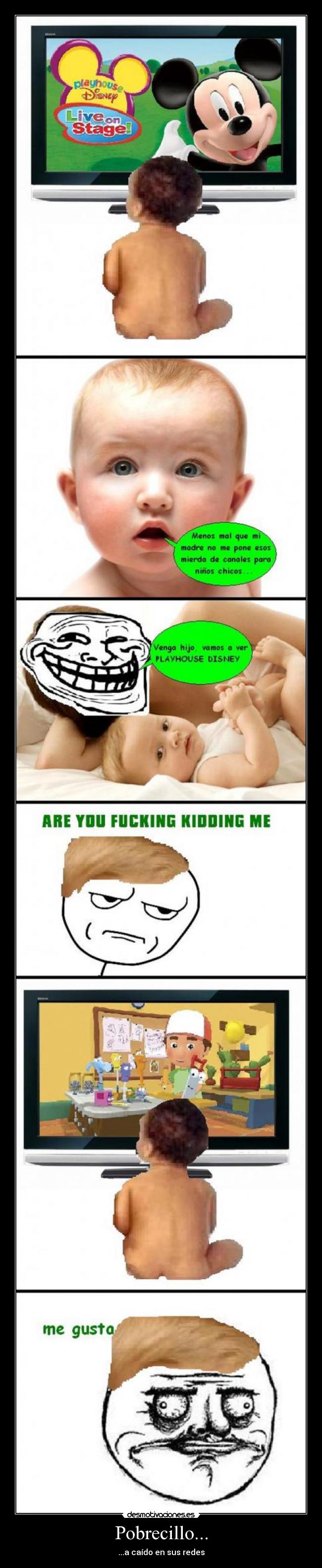 Pobrecillo... - ...a caído en sus redes