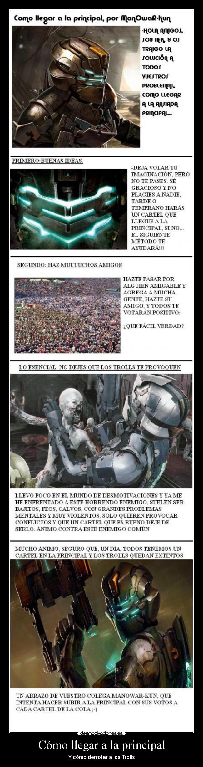 Cómo llegar a la principal - Y cómo derrotar a los Trolls