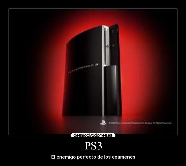 PS3 - El enemigo perfecto de los examenes