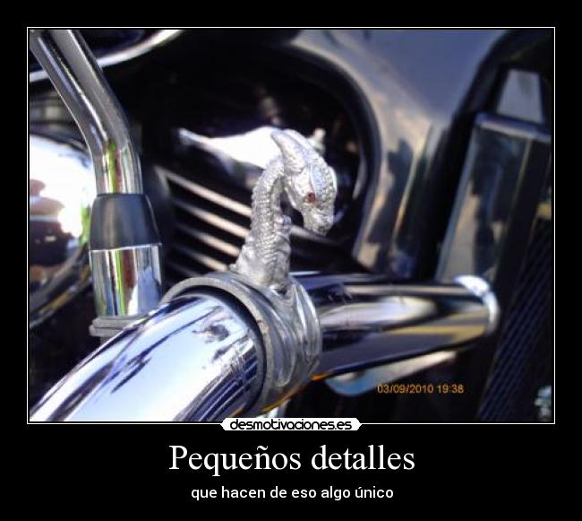 Pequeños detalles - que hacen de eso algo único