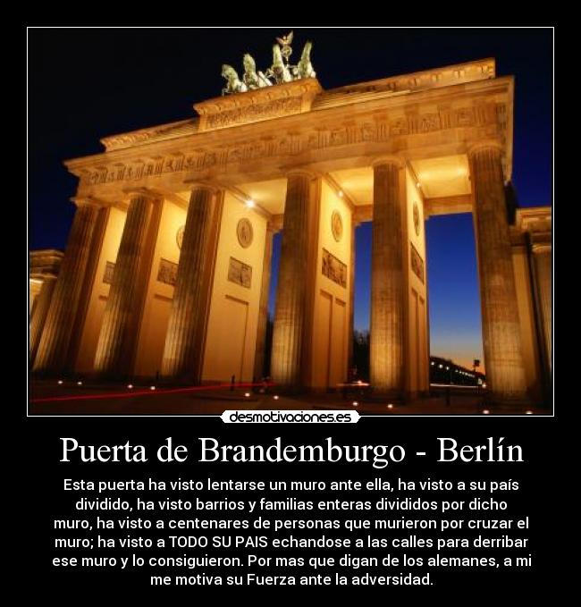 Puerta de Brandemburgo - Berlín - 
