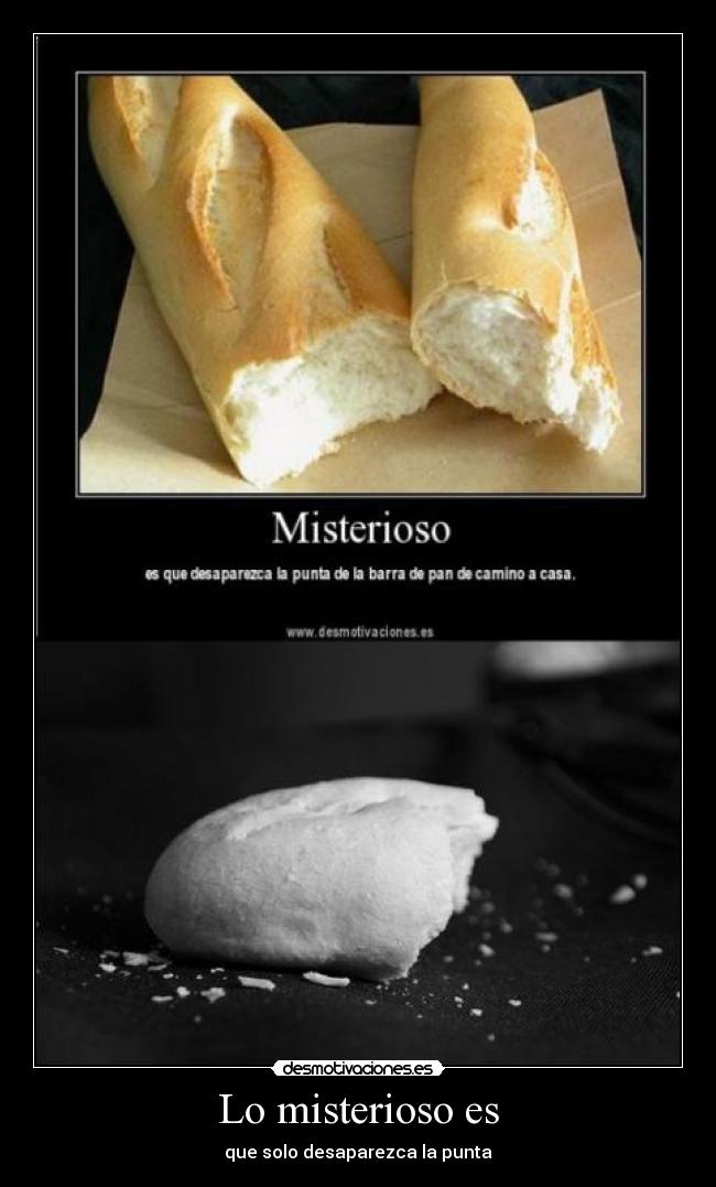 Lo misterioso es - 