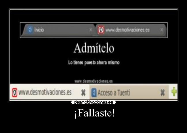 ¡Fallaste! - 