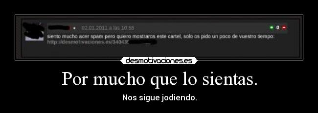 carteles spamno desmotivaciones