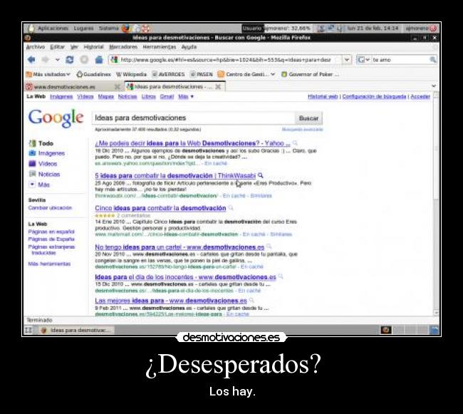 ¿Desesperados? - 