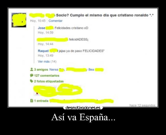 Así va España... -