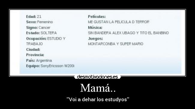 Mamá.. -