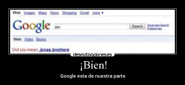 ¡Bien! - Google esta de nuestra parte