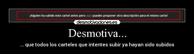 Desmotiva... - 