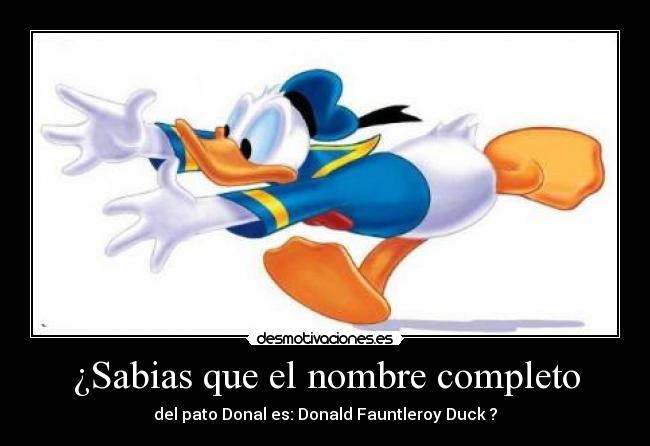 ¿Sabias que el nombre completo -