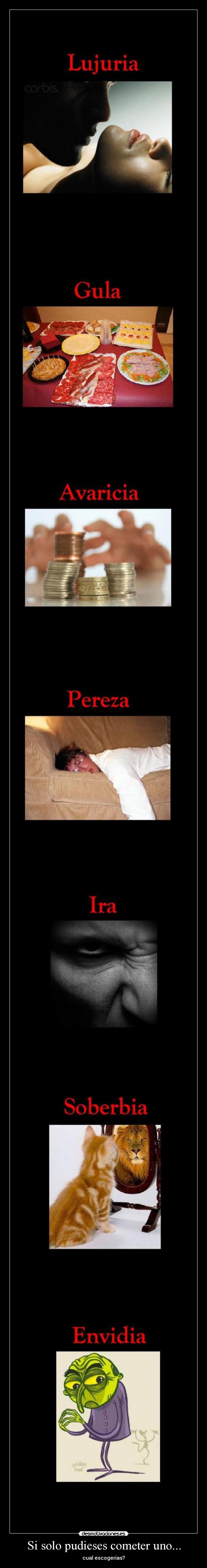 Si solo pudieses cometer uno... - cual escogerias?