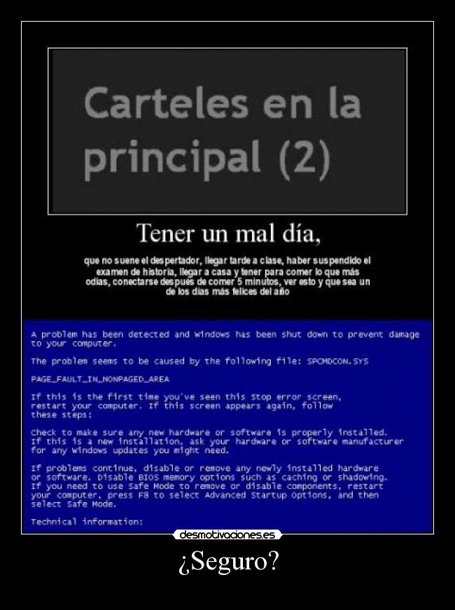 ¿Seguro? -
