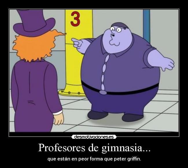 Profesores de gimnasia... - 