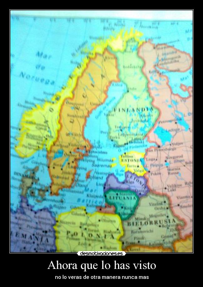 Ahora que lo has visto - no lo veras de otra manera nunca mas