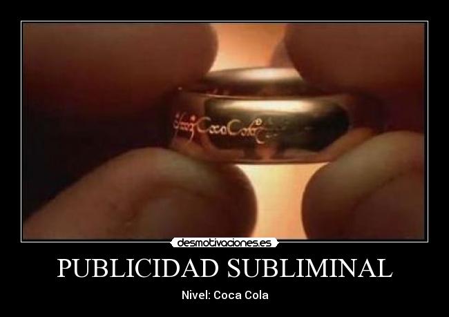 PUBLICIDAD SUBLIMINAL - Nivel: Coca Cola