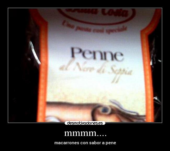 carteles macarrones pene pasta desmotivaciones