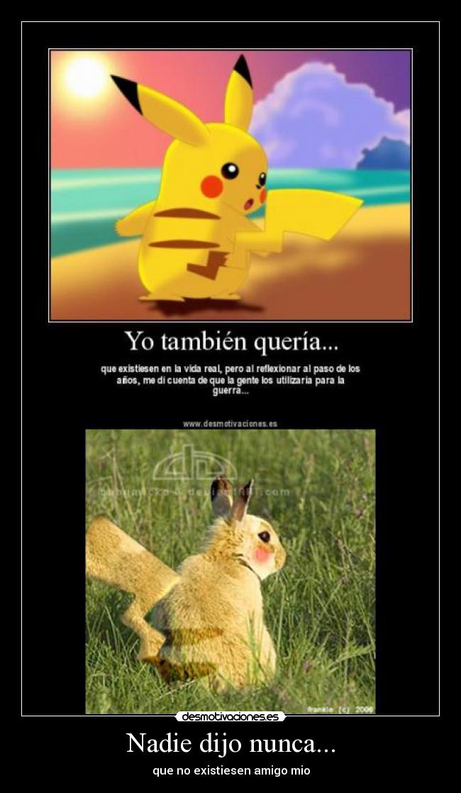 Nadie dijo nunca... - 