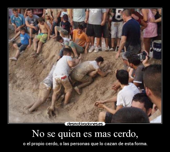 No se quien es mas cerdo, -
