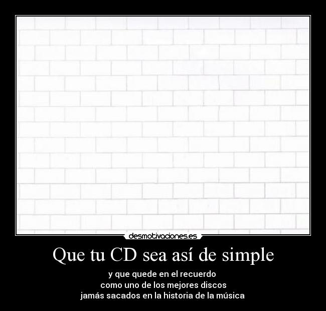 Que tu CD sea así de simple -