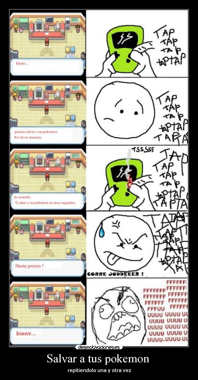 Salvar a tus pokemon -