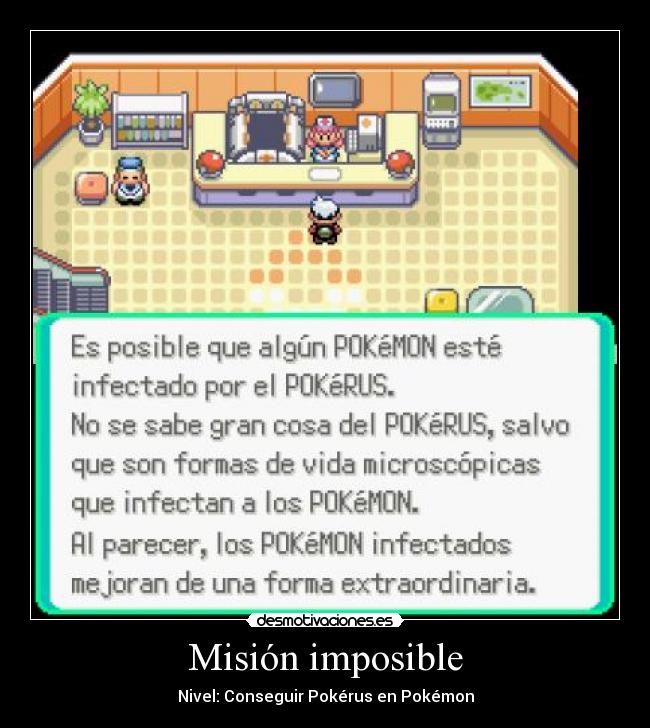 Misión imposible - Nivel: Conseguir Pokérus en Pokémon