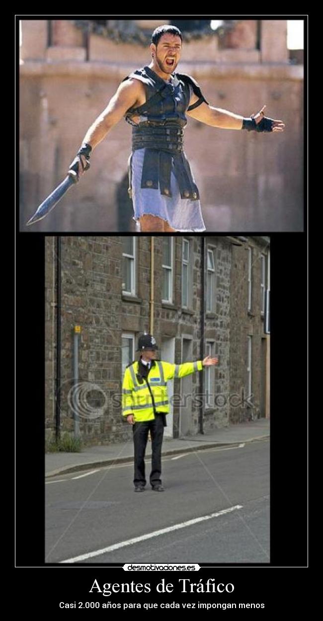 Agentes de Tráfico - Casi 2.000 años para que cada vez impongan menos