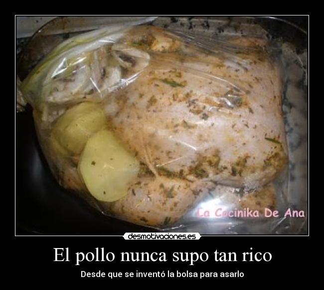 El pollo nunca supo tan rico - 