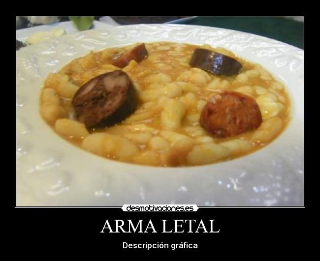 ARMA LETAL - Descripción gráfica