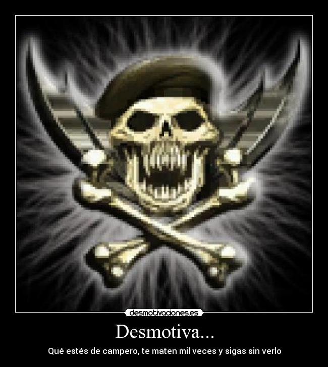 Desmotiva... -