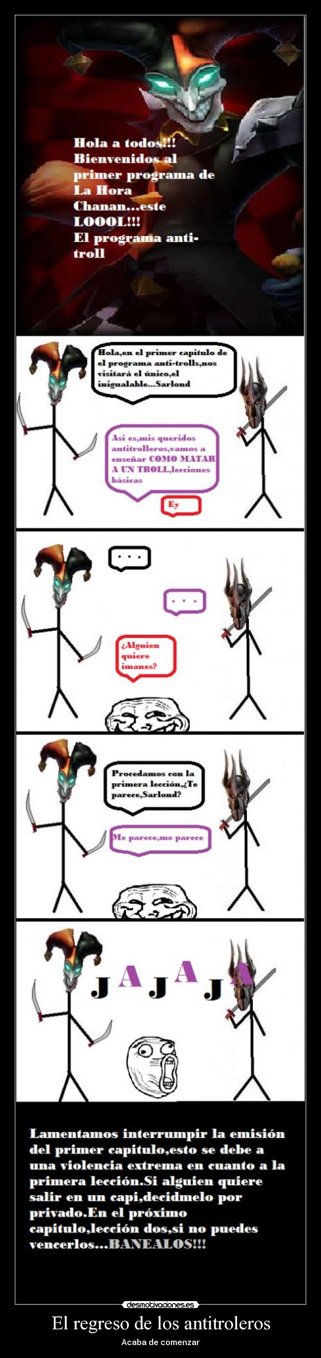 El regreso de los antitroleros - Acaba de comenzar