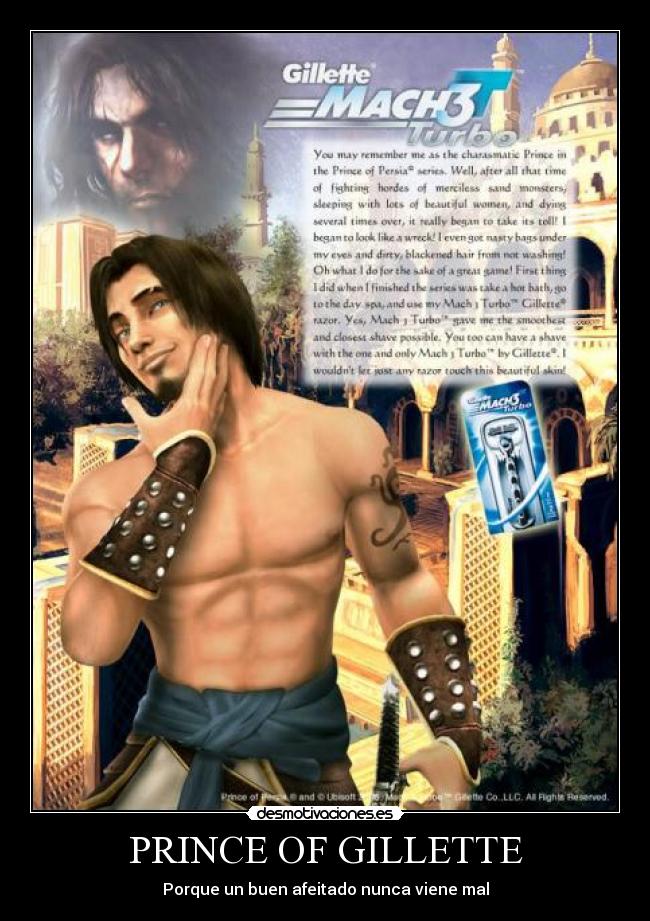 PRINCE OF GILLETTE - Porque un buen afeitado nunca viene mal