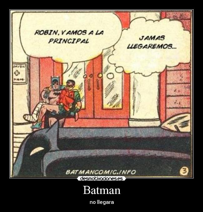 Batman - no llegara