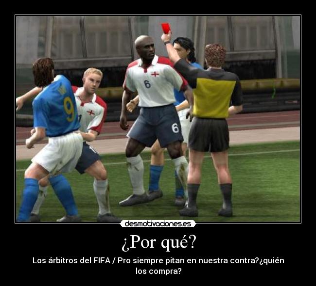 carteles fifa pro ps3 videojuegos futbol arbitros desmotivaciones