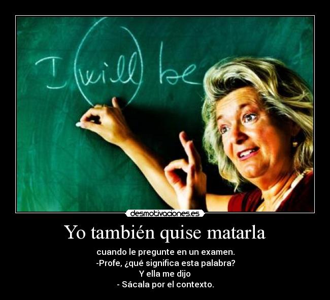 Yo también quise matarla - 