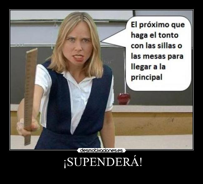 ¡SUPENDERÁ! - 