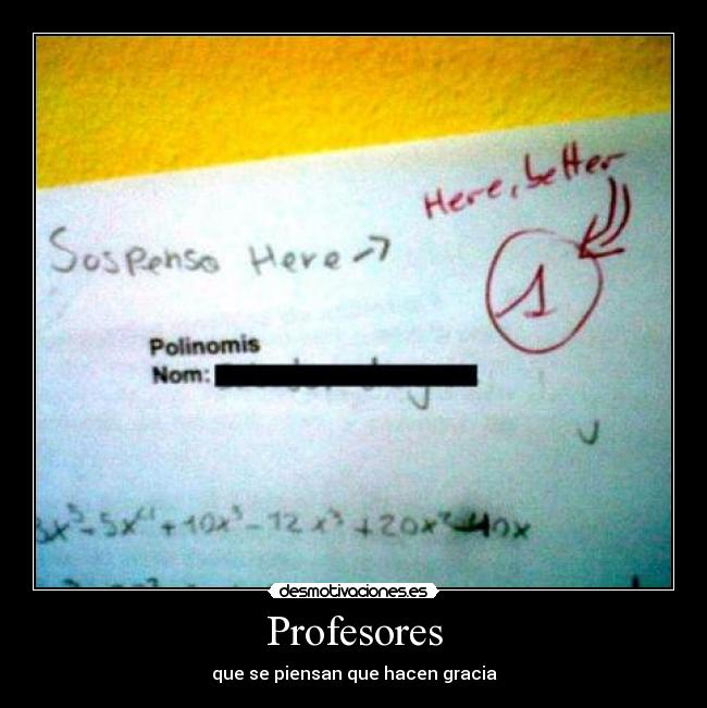 Profesores -