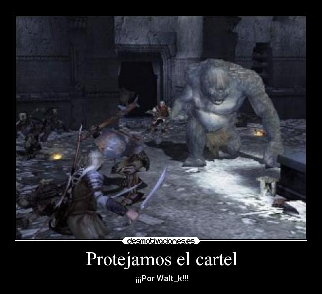 Protejamos el cartel -