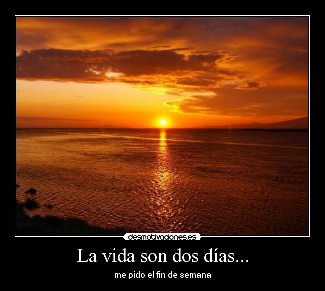 La vida son dos días... - 