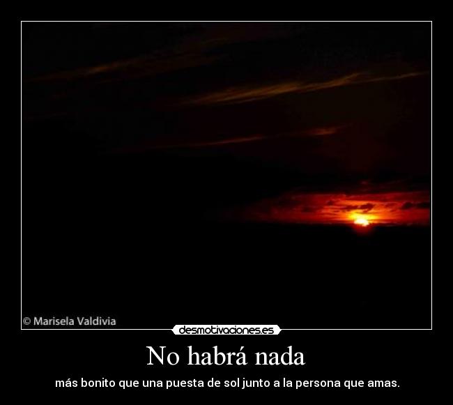 No habrá nada - 
