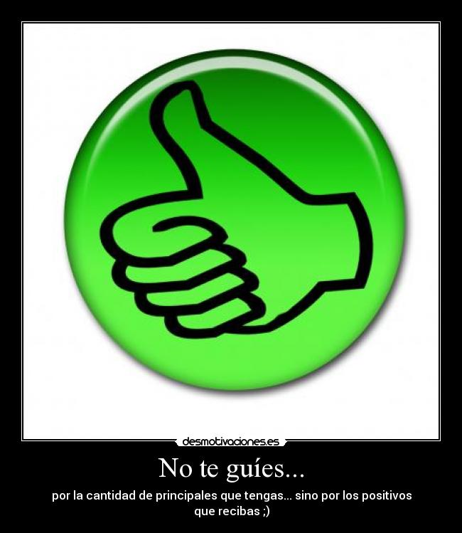 No te guíes... -