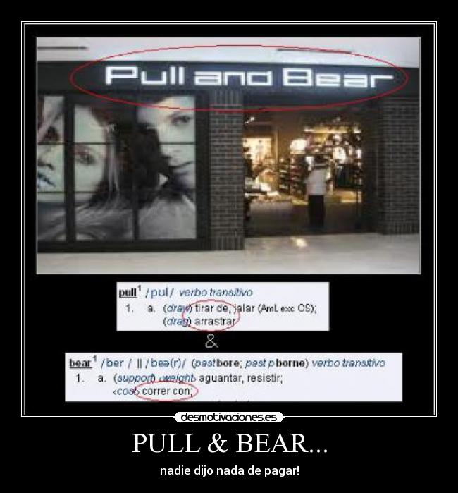 PULL & BEAR... - nadie dijo nada de pagar!