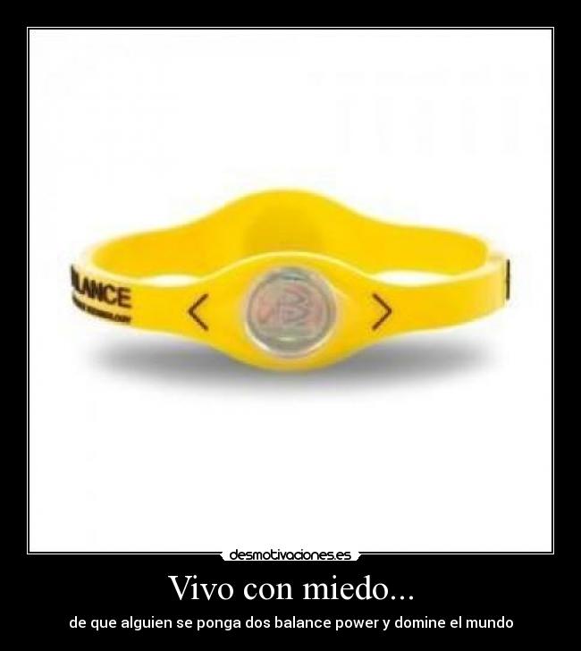 Vivo con miedo... - de que alguien se ponga dos balance power y domine el mundo