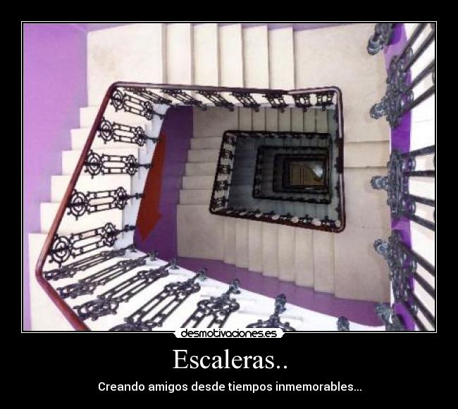 Escaleras.. -