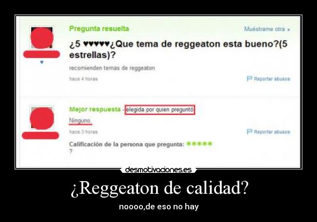 ¿Reggeaton de calidad? - 