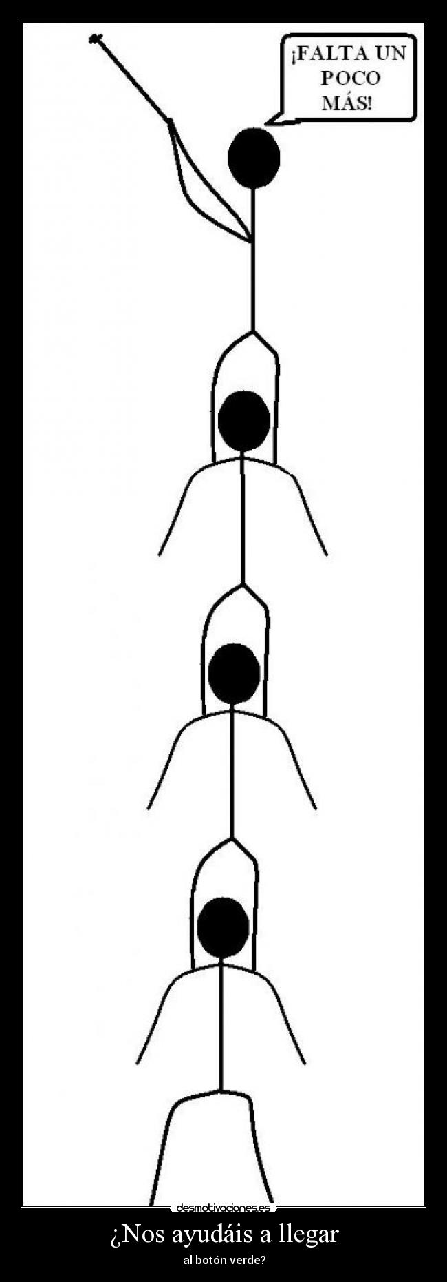 ¿Nos ayudáis a llegar -