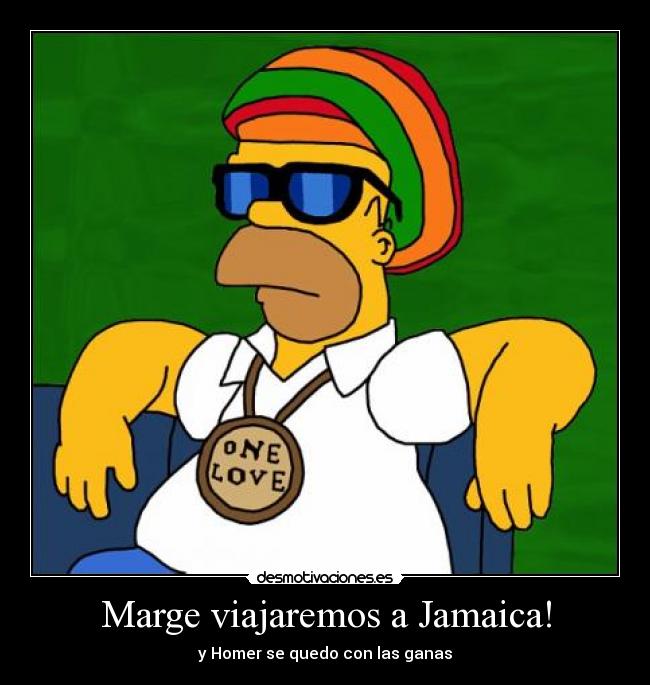 Marge viajaremos a Jamaica! - 