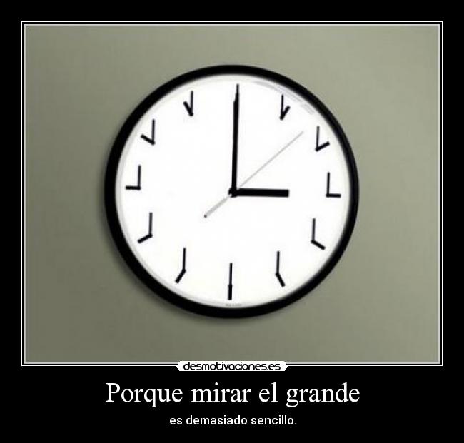 carteles reloj inventos curiosidades tiempo desmotivaciones