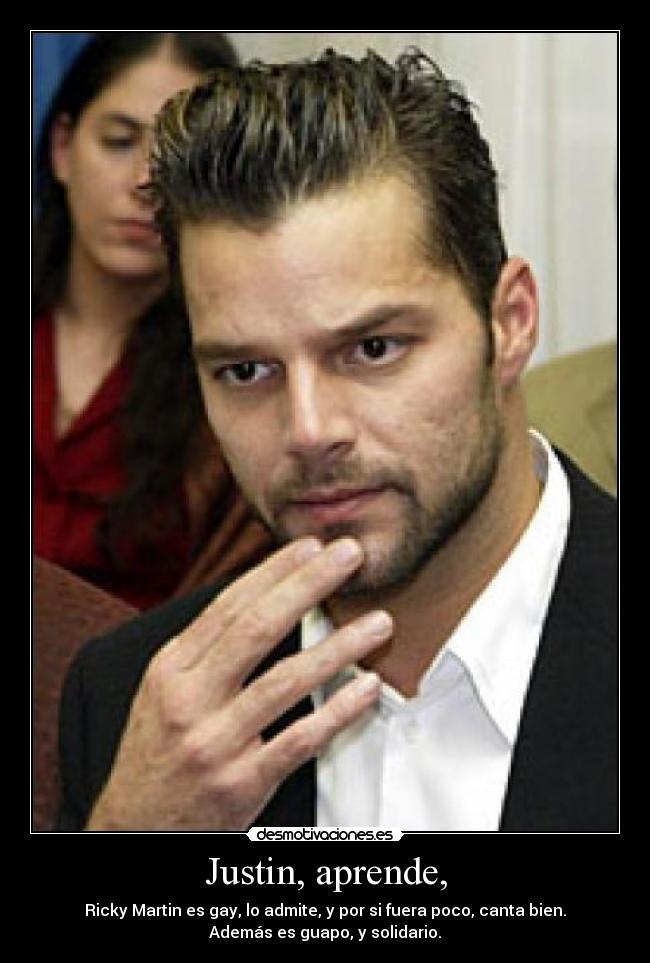 Justin, aprende, - 