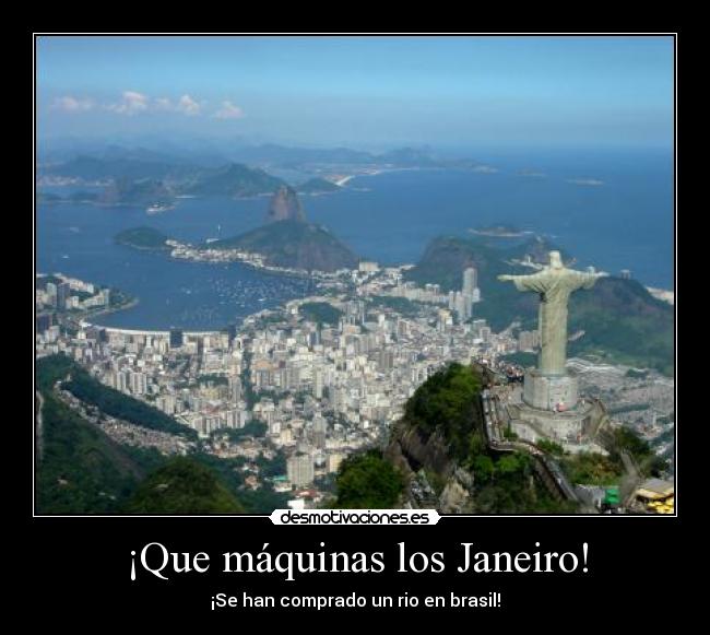 ¡Que máquinas los Janeiro! -