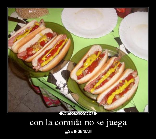 carteles comida comida juega desmotivaciones